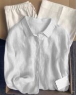 شومیز لینن‌ مدل Pery کد 1500 - Image 8