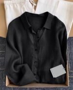 شومیز لینن‌ مدل Pery کد 1500 - Image 7