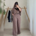 ست شومیز و شلوار مدل دلین کد 1484