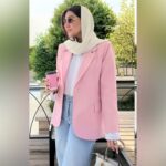 کت لینن پاستیلی‌ کد 1493