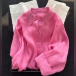 شومیز لینن‌ مدل Pery کد 1500