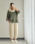 ست شومیز و شلوار مدل هلنا کد 1450 - Image 8