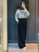 شلوار فول بگ پیله دار مدل لاوین کد 1521 - Image 3