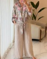 ست شومیز و شلوار مدل تیارا‌ کد 1510 - Image 9