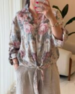 ست شومیز و شلوار مدل تیارا‌ کد 1510 - Image 6