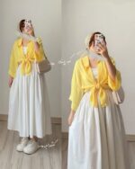 ست شومیز و دامن مدل پری کد 1532 - Image 6