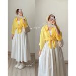 ست شومیز و دامن مدل پری کد 1532