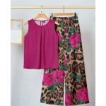 شومیز و شلوار مدل روژین کد 1519