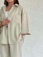 ست شومیز و شلوار مدل لیانا کد 1578 - Image 6