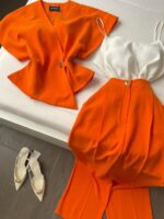 ست وست و شلوار مدل نارین کد 1547 - Image 6