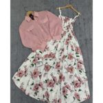 ست شومیز و پیراهن مدل درنا کد 1584