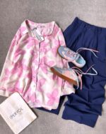 ست شومیز و شلوار مدل نیهان کد 1591 - Image 3