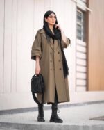 ترنچ کت پاییزی مدل تلما‌ کد 6016 - Image 6