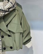 ترنچ کت کوتاه مدل مهسان کد 6047 - Image 5