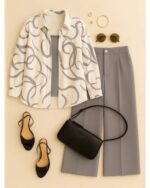 ست شومیز و شلوار مدل هلیا کد 6039