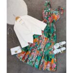 ست کت و سارافون مدل گیسو کد 6011