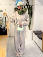 ست دورس و‌ شلوار مدل میرا کد 6155 - Image 11