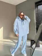 ست دورس و‌ شلوار مدل نورا کد 6102 - Image 9