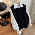 ست شومیز و وست مدل یاسمین کد 6098 - Image 2