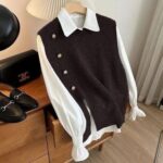 ست شومیز و وست مدل یاسمین کد 6098 - Image 5