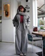 ست ترنچ کت و شلوار مدل لاله کد 6109 - Image 5