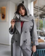 ست ترنچ کت و شلوار مدل لاله کد 6109 - Image 10