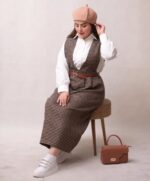 ست شومیز و سارافون مدل دلسان‌ کد 6116 - Image 4