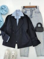 ترنچ کت مدل ربکا کد 6172 - Image 2