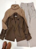 ترنچ کت مدل ربکا کد 6172 - Image 3