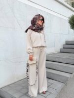 ست بامبر و شلوار مدل لوکا کد 6193 - Image 2