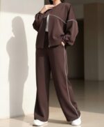 ست سوییشرت و شلوار مدل نلورا کد 6212 - Image 6