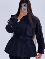 ترنچ کت مدل ملورین کد 6272 - Image 2