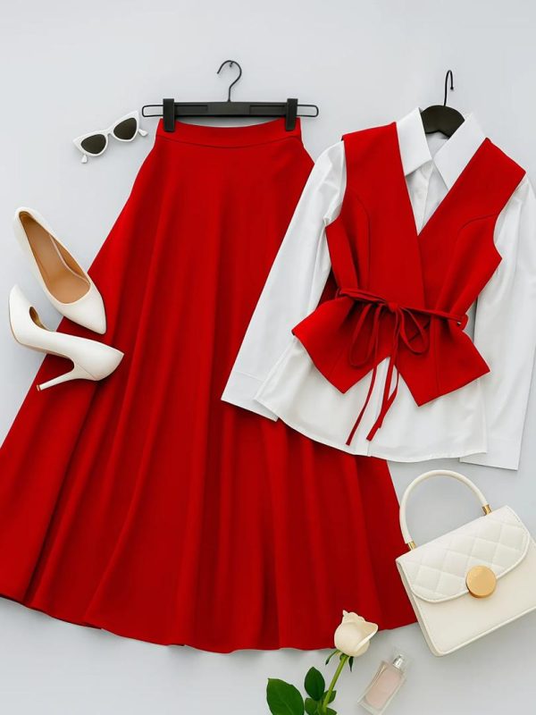 ست وست و دامن مدل ماهرو کد 6230 - Image 1