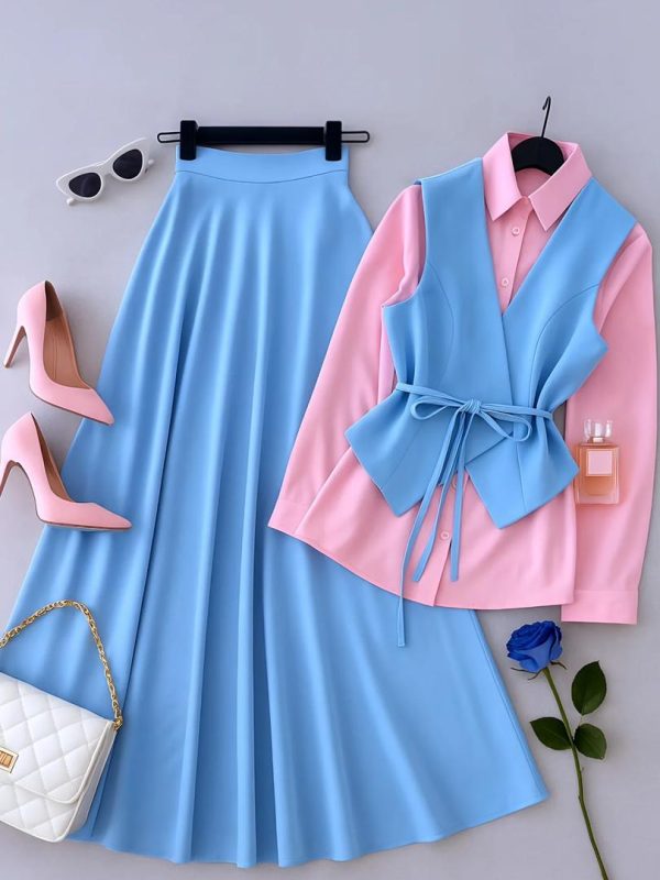 ست وست و دامن مدل ماهرو کد 6230 - Image 3