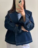 ترنچ کت جین مدل رجینا کد 6303 - Image 4