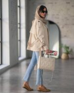 ترنچ کت مدل lador کد 6305 - Image 4