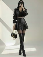 ست کت و دامن و کراپ مدل هلنا کد 6308 - Image 6