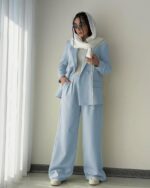 ست کت و شلوار مدل النا کد 6338 - Image 10