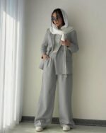 ست کت و شلوار مدل النا کد 6338 - Image 4