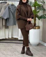 ست کت و شلوار مدل روژان‌ کد 6209 - Image 2