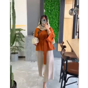 ست کت و شلوار عروسکی مدل حنا کد 6357