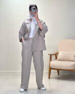 ست کت و شلوار مدل نیلی کد 6394 - Image 7