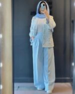 ست کت و شلوار مدل ماهی کد 6378