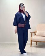 ست کت و شلوار مدل نیلی کد 6394 - Image 4