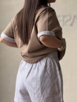 ست تیشرت و شلوارک مدل رایکا کد 6558 - Image 3