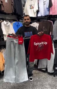 ست تیشرت شلوار مدل فلفل کد 6571