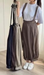 شلوار ساسبندی مدل روشنا کد 6598 - Image 2