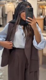 ست وست و‌ شلوار مدل نهال کد 6709 - Image 2