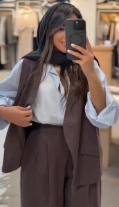 ست وست و‌ شلوار مدل نهال کد 6709