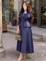 ست کت و دامن مدل سولین کد 6601 - Image 4